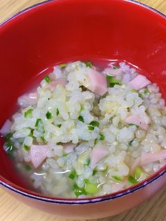 松茸のお吸い物雑炊!-レシピのメイン写真