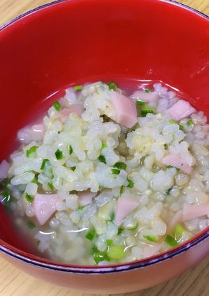 松茸のお吸い物雑炊！-レシピのメイン写真
