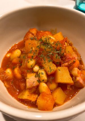 パッと切って煮込むだけ！ポークビーンズ-レシピのメイン写真