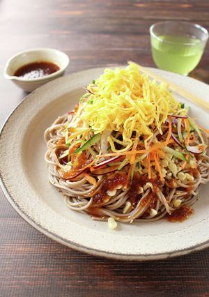 きび酢ドレッシング！そばサラダ-レシピのメイン写真