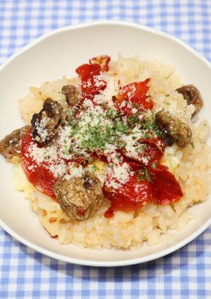 有吉ドライトマトで6Pチーズ炊き込みご飯-レシピのメイン写真