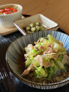 やみつき?!豚キャベおひたし-レシピのメイン写真