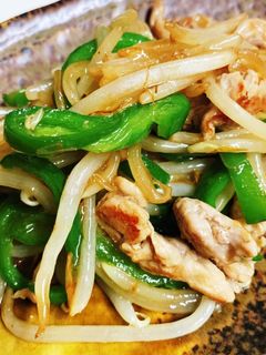 ☆もやしとピーマンと豚肉の炒め☆-レシピのメイン写真