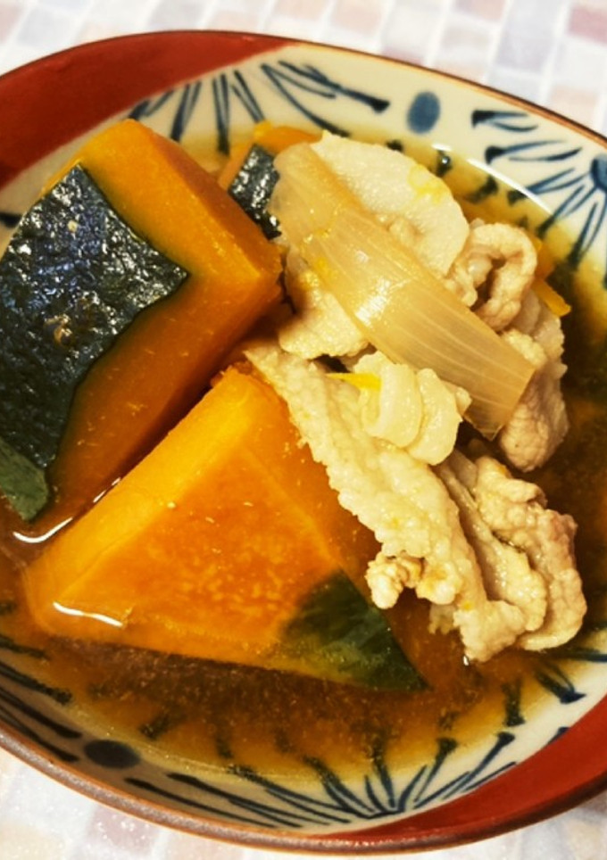 皮まで美味しい…かぼちゃの煮付け！-レシピのメイン写真