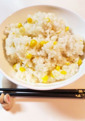 とうもろこしご飯(４合)-レシピのメイン写真