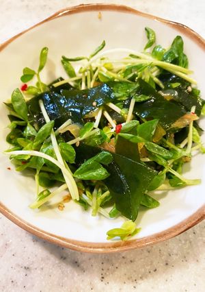 さっぱり爽やか豆苗の中華あえ。火要らず-レシピのメイン写真