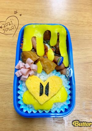 BTS〜Butter、キャラ弁-レシピのメイン写真