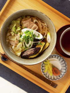 揚げなすと豚肉の和そば風-レシピのメイン写真