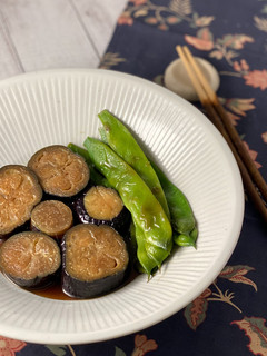 *なすとモロッコいんげんの煮物*-レシピのメイン写真
