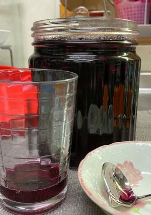 お手軽冷凍ブルーベリー酢-レシピのメイン写真