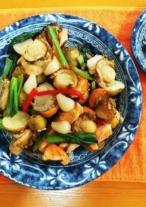 鮭とホタテミニ新じゃが芋簡単オーブン料理-レシピのメイン写真