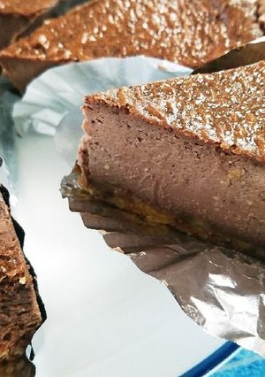 ワンボウルで作る！ショコラチーズケーキ♪-レシピのメイン写真