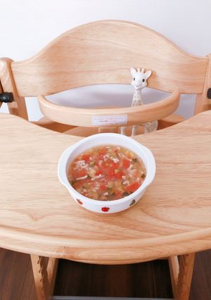 離乳食後期☆ズッキーニのトマトのシチュー-レシピのメイン写真