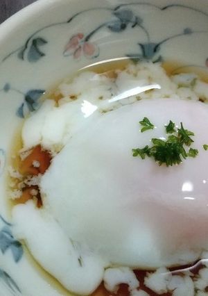 温泉たまご-レシピのメイン写真