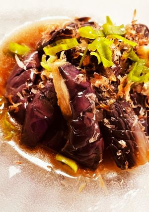 超簡単　レンジで茄子のさっぱり煮浸し-レシピのメイン写真