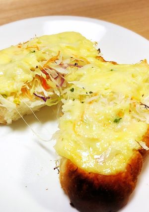 からしマヨdeキャベツチーズトースト-レシピのメイン写真