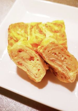 簡単!我が家の厚焼き玉子!-レシピのメイン写真