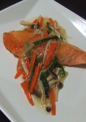 鮭の野菜あんかけ-レシピのメイン写真