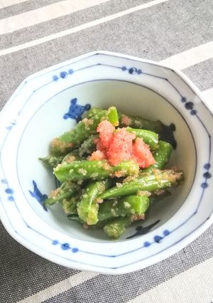 いんげんの明太子あえ-レシピのメイン写真