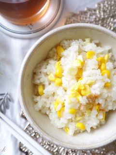 とうもろこしと鮭の炊き込みご飯☆-レシピのメイン写真