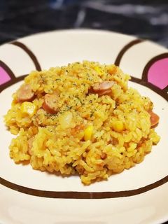 炊飯器でカレーピラフ-レシピのメイン写真