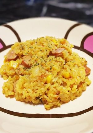 炊飯器でカレーピラフ-レシピのメイン写真