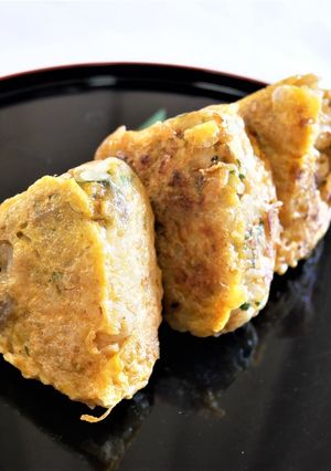 鶏と根菜の卵おにぎり-レシピのメイン写真