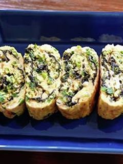 焼き海苔とネギの白だし巻き玉子-レシピのメイン写真