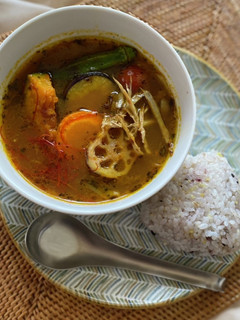 夏野菜を使った*本格スープカレー-レシピのメイン写真