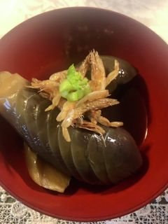 ナスと桜えびの煮物-レシピのメイン写真