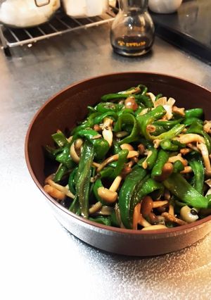 ししとうとしめじの炒め常備菜-レシピのメイン写真