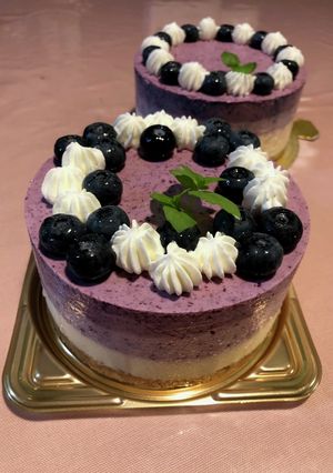 ブルーベリーチーズケーキ-レシピのメイン写真