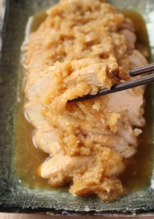 レンジで簡単♪鶏むね肉のみぞれ蒸し-レシピのメイン写真