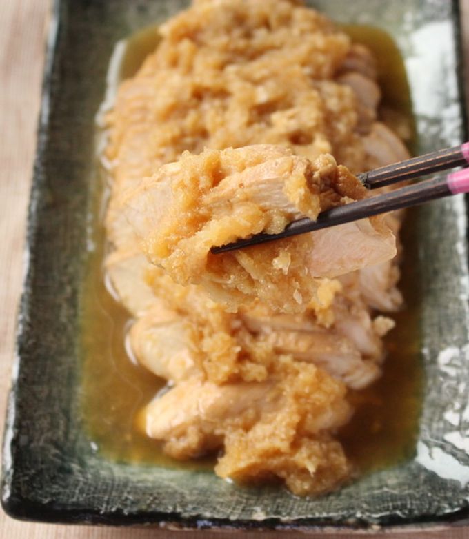 レンジで簡単♪鶏むね肉のみぞれ蒸し-レシピのメイン写真