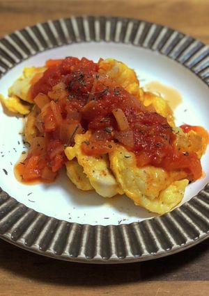 【簡単・豪華に】ピカタのトマトソース-レシピのメイン写真