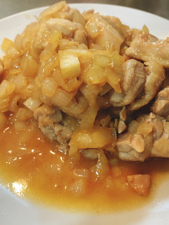 たっぷりタマネギと鶏肉のバター醤油炒め-レシピのメイン写真