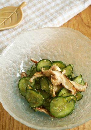 きゅうり・椎茸の酢の物♪椎茸香る♪-レシピのメイン写真