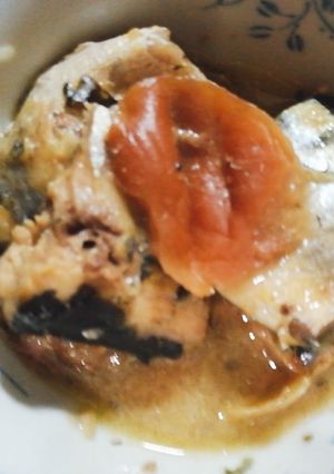 水煮缶で簡単！さんまの梅煮☆-レシピのメイン写真