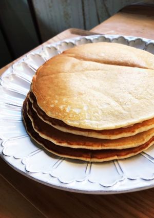 オートミールパンケーキ【粉ミルク使用】-レシピのメイン写真