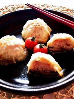 『しいたけとはんぺんの揚げしゅうまい』-レシピのメイン写真