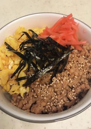 鶏そぼろ丼☆-レシピのメイン写真