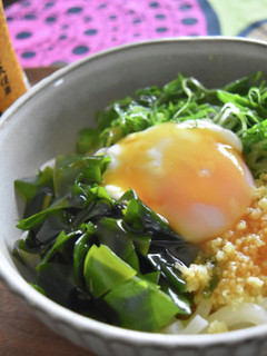 うに釜玉うどん-レシピのメイン写真