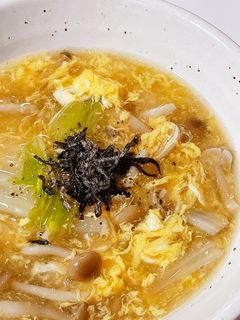 白菜としめじの和風とうふスープ-レシピのメイン写真