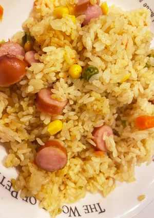 簡単！炊飯器で時短カレーピラフ♪-レシピのメイン写真