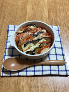 ナスとトマトのチーズ焼き-レシピのメイン写真