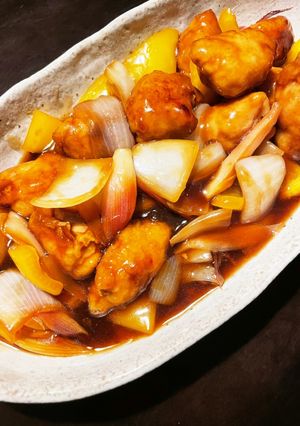 みょうが入り黒酢の酢豚-レシピのメイン写真