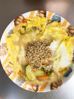 全てレンジはちみつ酢味噌味豚平焼き風-レシピのメイン写真