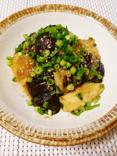 濃厚味!鶏もも肉となすのごま味噌炒め-レシピのメイン写真