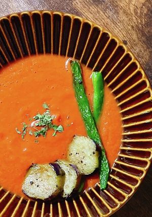 トマト缶で簡単！ガスパチョ-レシピのメイン写真