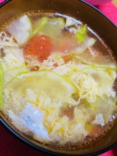 瓜とトマトのたまごスープ♪-レシピのメイン写真